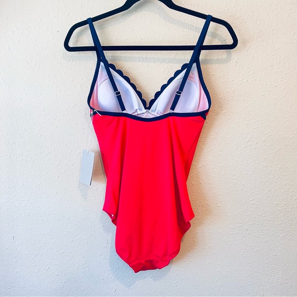 BODEN NWT Palermo Swimsuit 6 Pink/Blue Combo - Picture 6 of 6